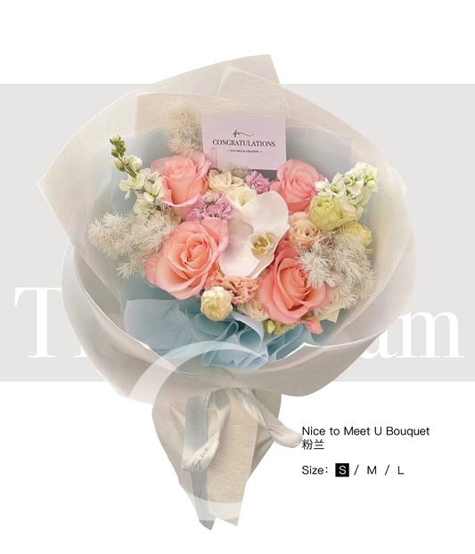 Nice to Meet U Bouquet 粉兰