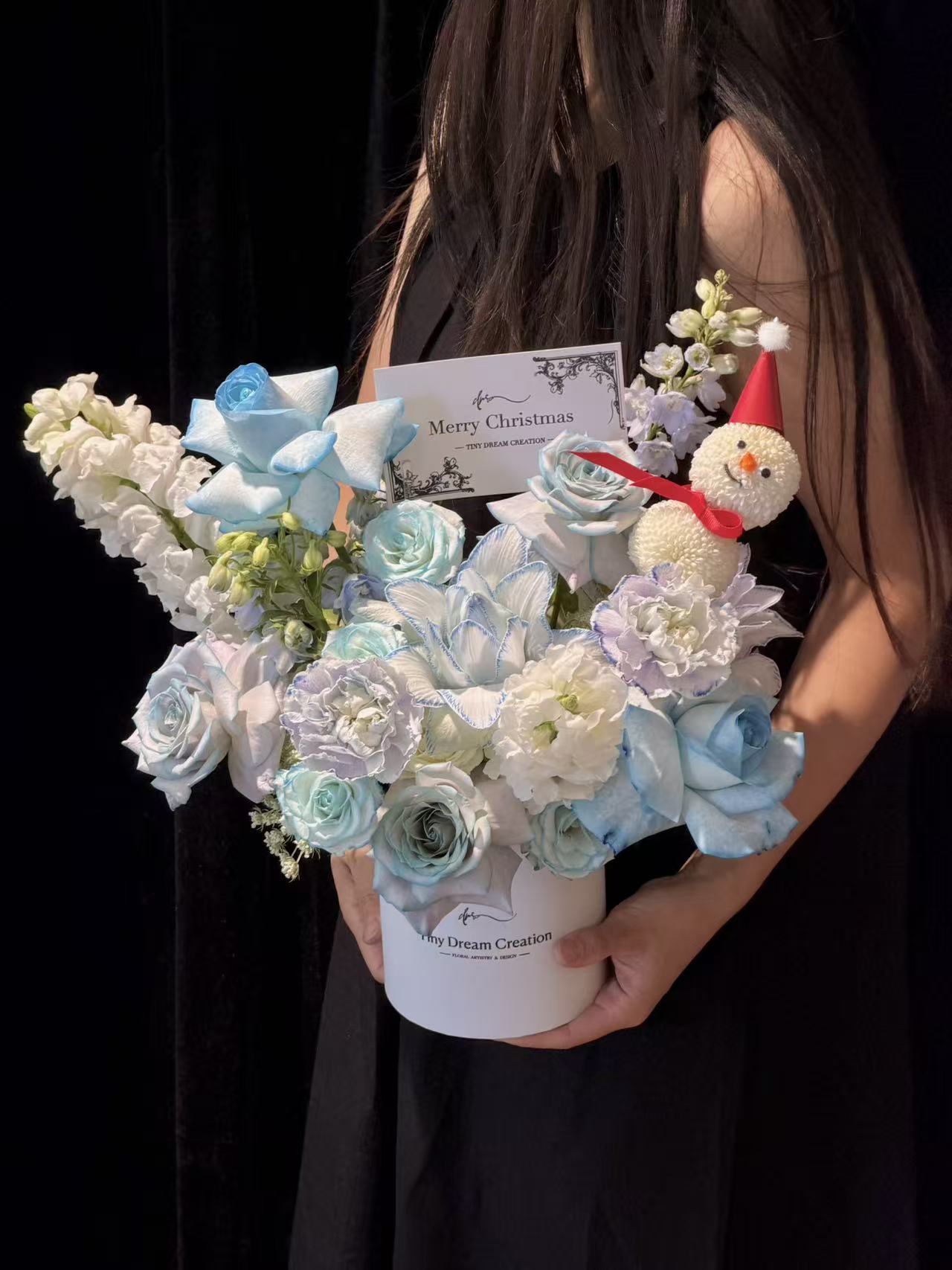 Christmas Table Arrangement 圣诞抱抱桶