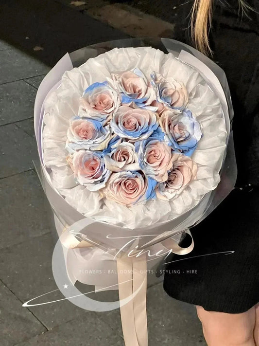 Bright Quicksand Rose Bouquet 空白流沙