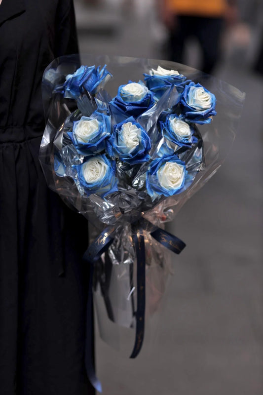 Heartbeat Skipped Rose Bouquet 遗失心跳碎冰蓝