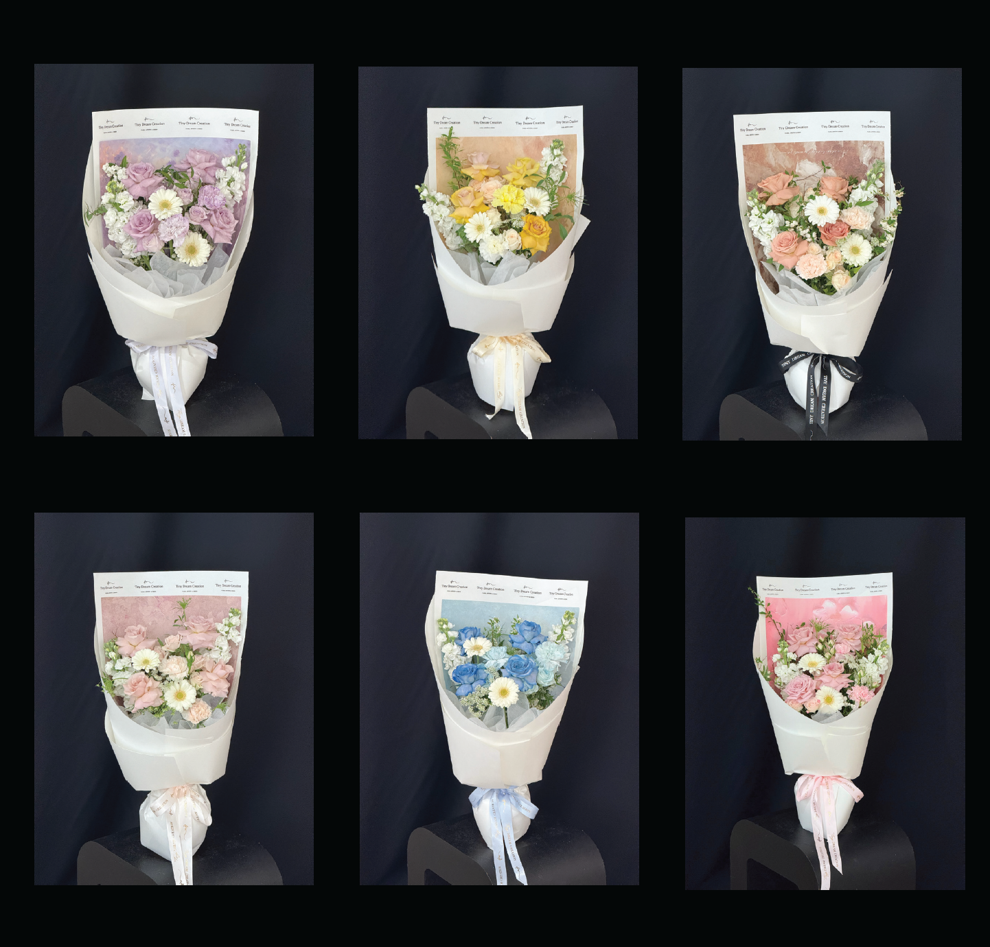 Monet Spring Dyed Bouquet Series 莫奈春日染色花束系列