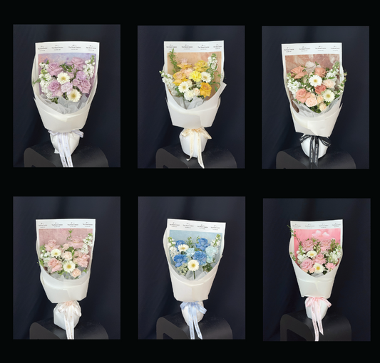 Monet Spring Dyed Bouquet Series 莫奈春日染色花束系列