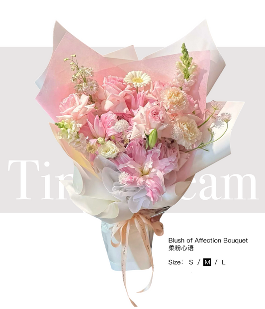 Blush of Affection Bouquet 柔粉心语