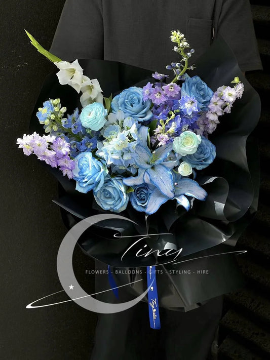 Blue Mix Bouquet 夜幕星河